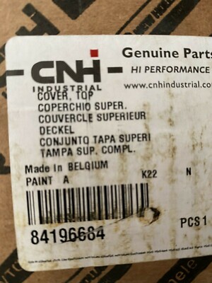 BRAND NEW GENUINE 84196684 CNHI TRANSITION CHUTE TOP COVER