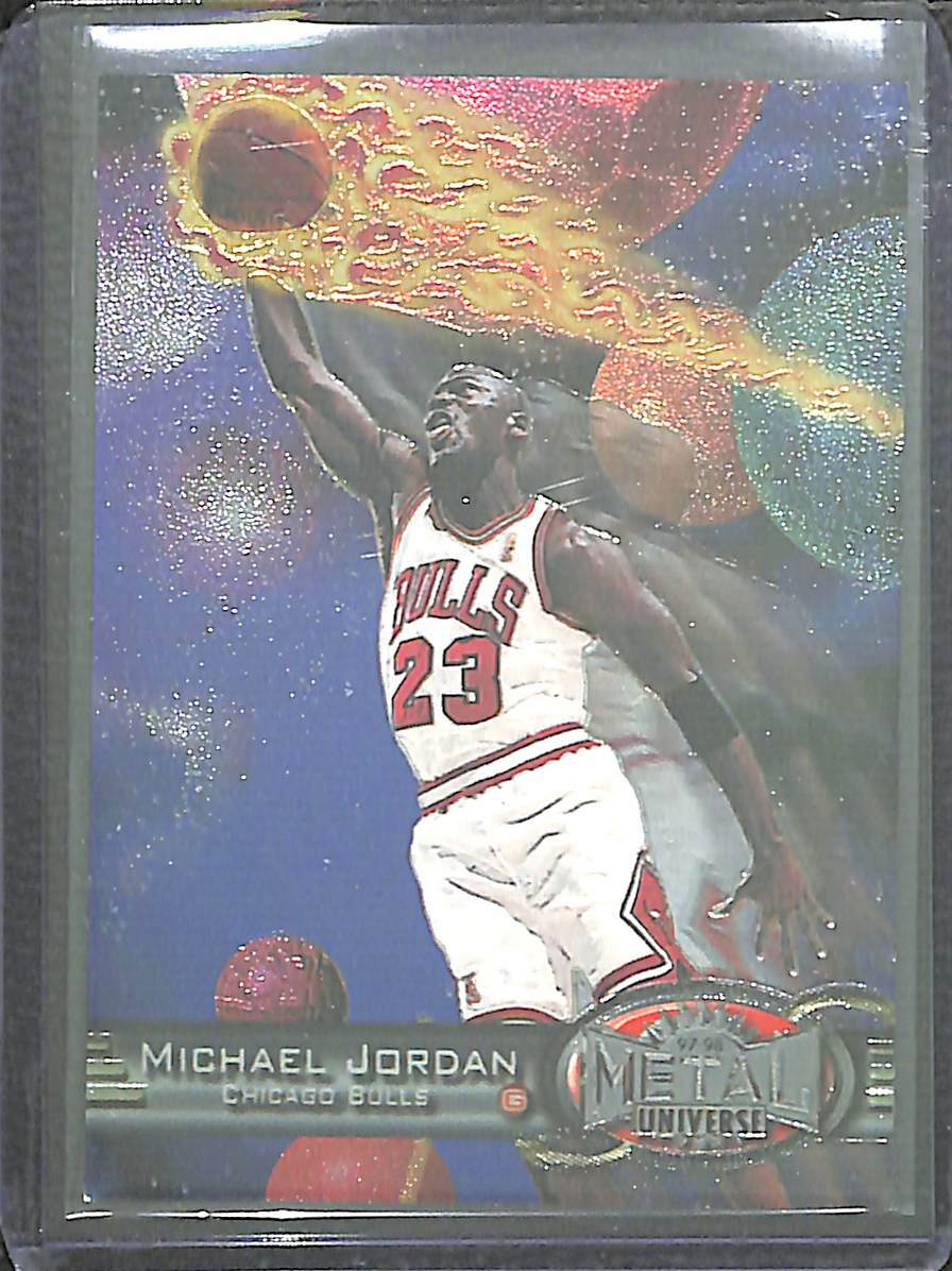 1997-98 Fleer Metal Universe #23 Michael Jordan Please Read