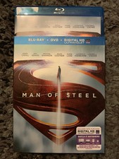 MAN OF STEEL Blu-ray/DVD Slipcover Henry Cavill Superman, Justice League 2013