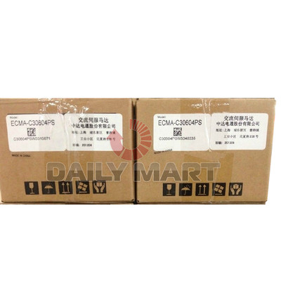 New Delta Electronics ECMA-C30604PS Servo Motor Drive 400W 3000Rpm 60Mm Frame