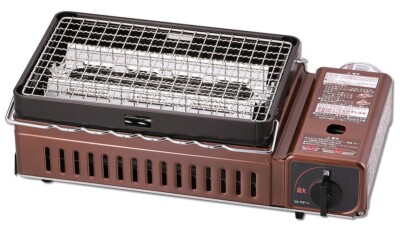 Iwatani - イワタニ　Iwatani CB – TBG – 1 BBQ Grill Iwatani Table Top Type BBQ Grill Flat Twin Grill CB-TBG-1
