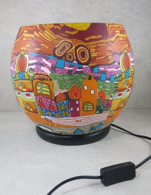 Lampe / Leuchtglas elektrisch, LED, Gigant Nr. 455 Künstlermotiv