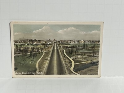 Berlin Charlottenburger Chauffee Germany Postcard A48