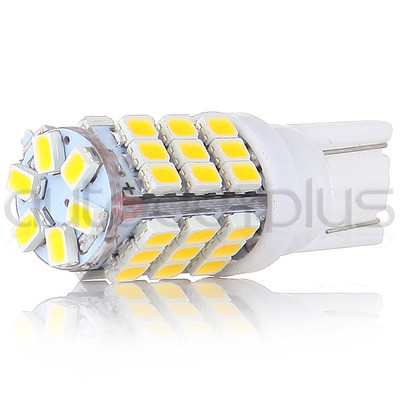 6PCS WARM WHITE T10 168 42-SMD LED LICENSE PLATE INTERIOR CLUSTER LIGHT BULBS