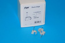 100 Stck Nagelschelle - Euro-Clips Nagelclip - Haftclip 7-12mm inkl. Nagel 30mm
