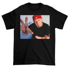 Fred Durst Limp Bizkit signed T-shirt Black Unisex All Sizes S-5XL