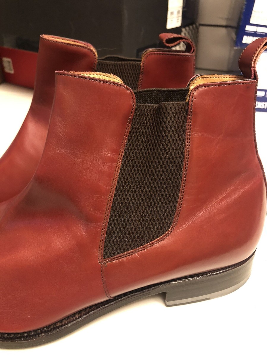 Vintage Barneys New York Leather Chelsea Boots Size 11.5 Made In 