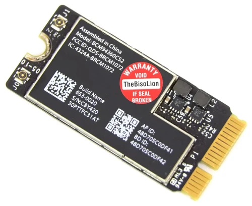 Genuine Apple WiFi Bluetooth Card 653-0020 MacBook Air 11" A1465 2013 2014 2015