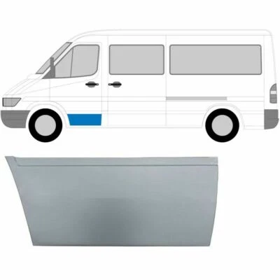 MERCEDES SPRINTER VW LT 1995-2006 Tole de reparation de porte avant / Gauche - Photo 1/2
