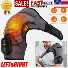 Rechargeable Shoulder Brace Massage Rotator Cuff Support Compression Wrap Straps