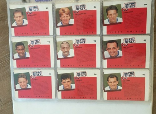 PRO-SET FOOTBALL TRADING CARDS - 1990-1991 – LEEDS UNITED - Picture 4 of 6