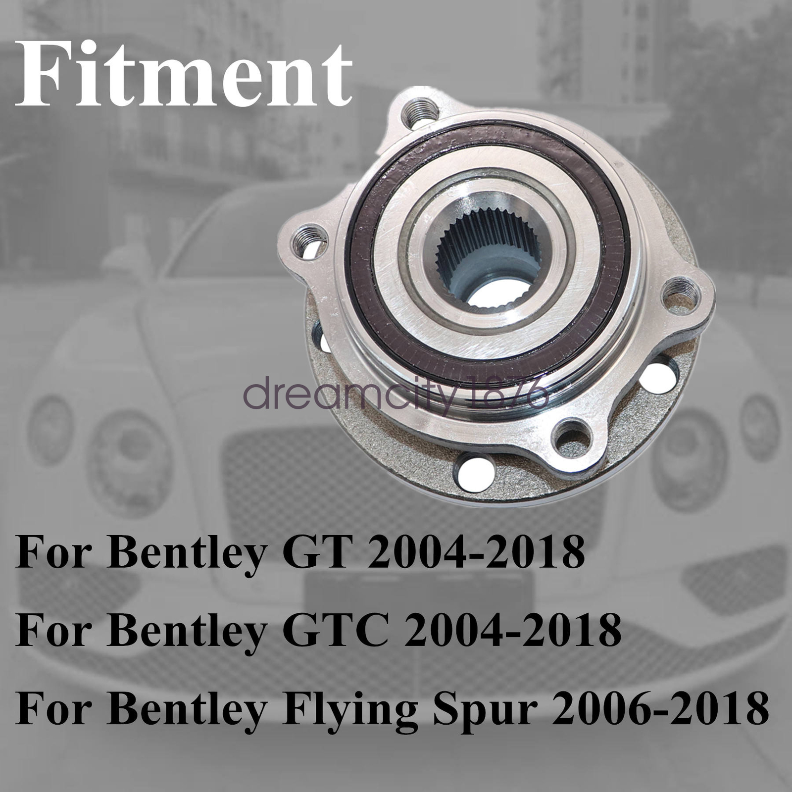 Bentley Continental GT 2004-2018 Hub bearing assembly P/N 3W0407613E