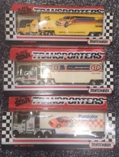 Matchbox Racing Super Star Transporter 1990 DieCast LOT of 3 STP KODAK PUROLATOR