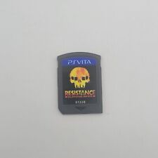 Sony Playstation Vita Resistance Burning Skies Video Game Cartridge Only