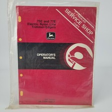 John Deere 75E & 77E Electric Nylon Line Trimmer Edgers Owner Operator's Manual