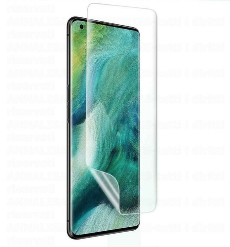 PELLICOLA IDROGEL PER OPPO FIND X3 NEO IN SILICONE GEL PROTEZIONE TRASPARENTE - Afbeelding 1 van 6