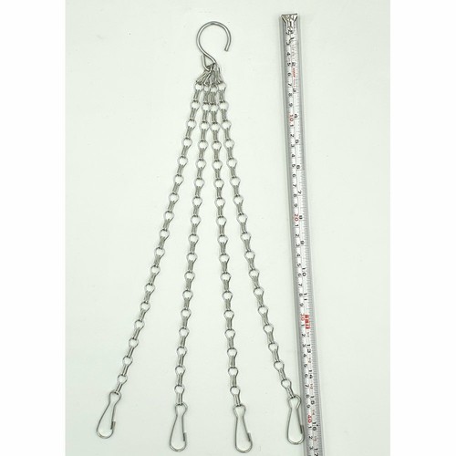 Hanging Basket Chains 4 Strand 40cm(16") Long Replacement for 10",12