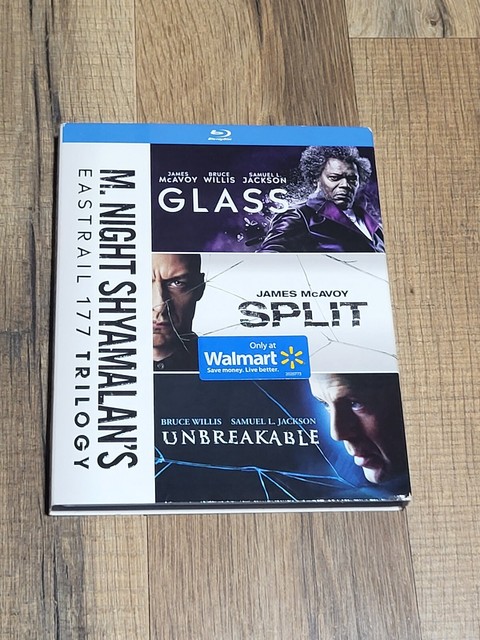 Eastrail 177 Trilogy Unbreakable Split Glass Blu Ray Discs M Night ...
