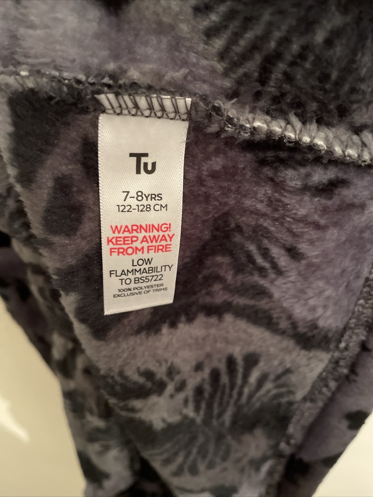 Jurassic World Charcoal Grey Dressing Gown 78 Years BNWT eBay