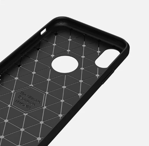 Nueva Funda iPhone X, XS, Diseño Fibra de Carbono Antigolpes Estilo Duradero Foto 3 de 4