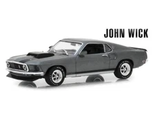 1969 Ford Mustang BOSS 429 (John Wick) 1:43 Scale Model - Greenlight 86540