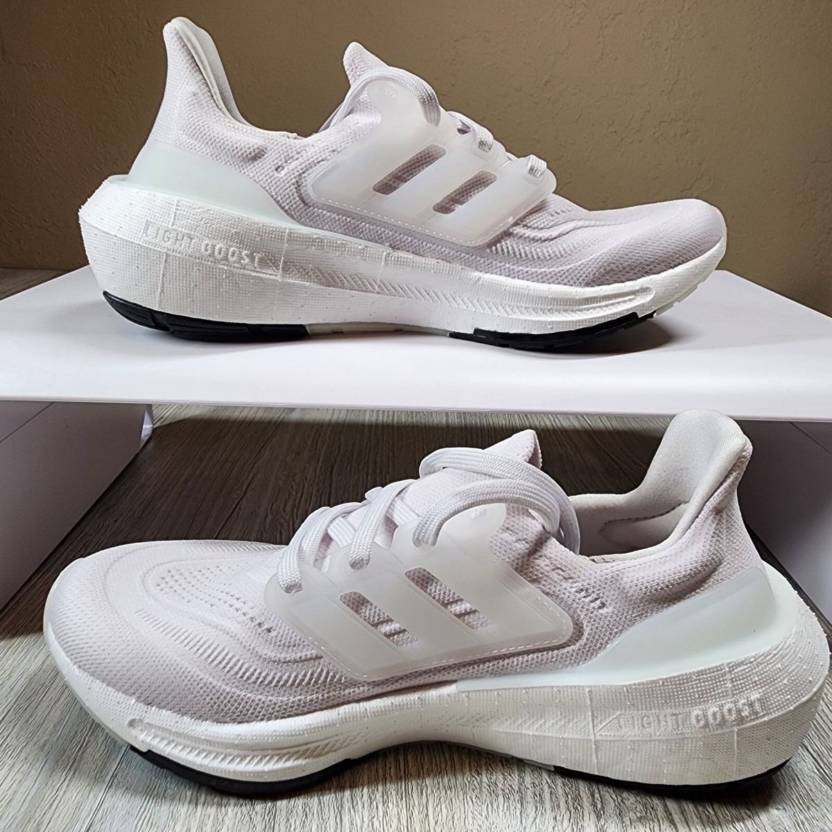 Adidas Ultraboost Light Triple White Mens Size 5/Womens Size 6 New