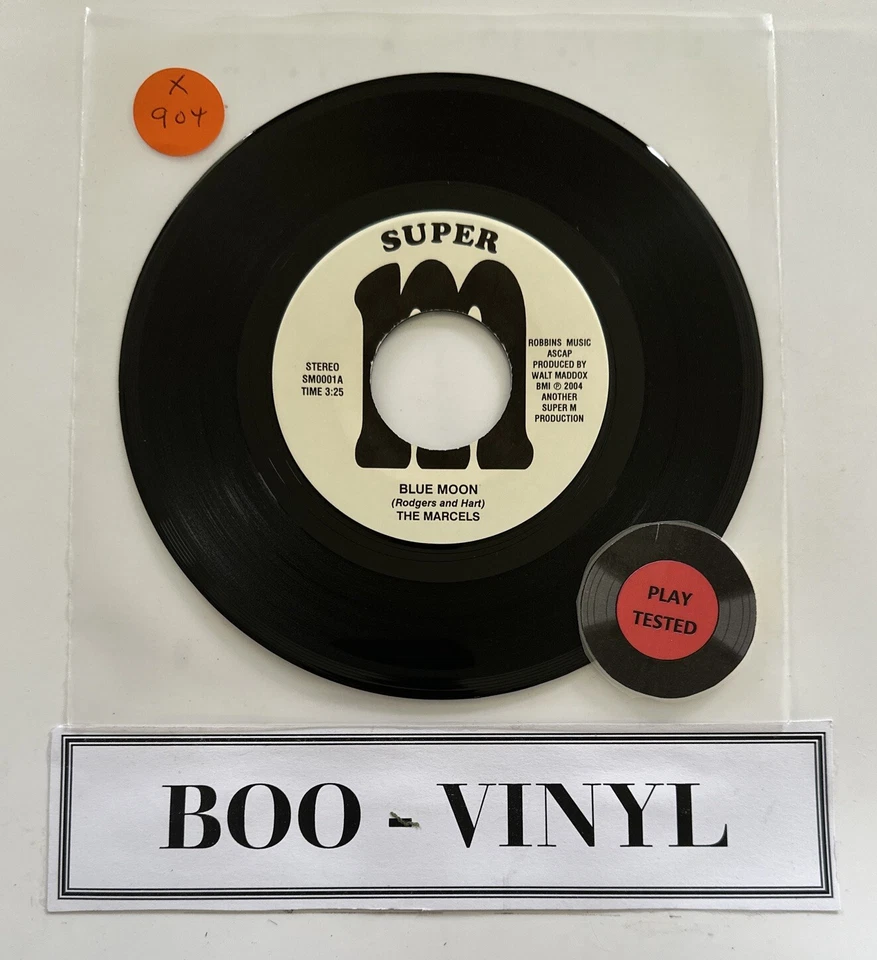 The Marcels - Blue Moon 7” Funk Soul Vinyl Record NM - Bild 2 von 4