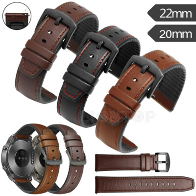 Replacement Strap For Samsung Huawei Amazfit Watch Wrist Band Silicone Leather 