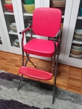 Cosco Vintage Red Baby High Chair Without Tray