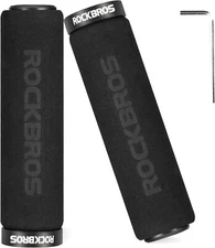 ROCKBROS Bike Grips Foam Single Lock on Handle Bar Soft Comfortable Non-Slip