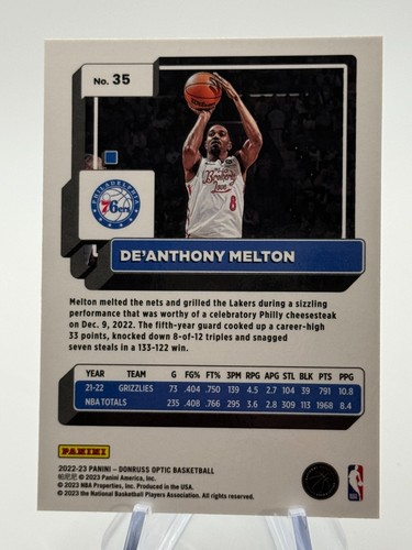 2022-23 Donruss Optic Basketball Pick Your Card #1-200 NM-MT - Picture 74 of 288