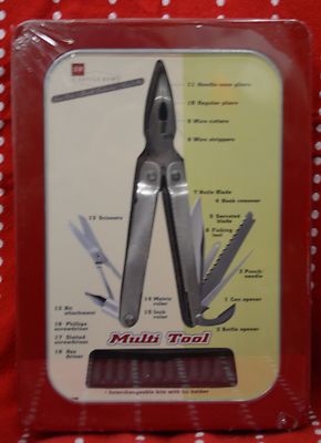 NEW All in One Multi Tool in One Savile ROW Interchangeable Bits Camping Fishing