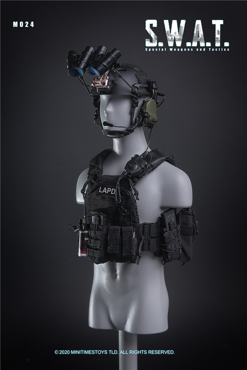 【MiniTimesToys】MT-M024 1/6 SWAT 2.0 MINITIMES 1/6 Male Soldier US SWAT 2.0 M024 LAPD SWAT 12