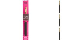 Susan Bates Silvalume Soft Handle Aluminum Crochet Hook 5.5"-Size J10/6Mm