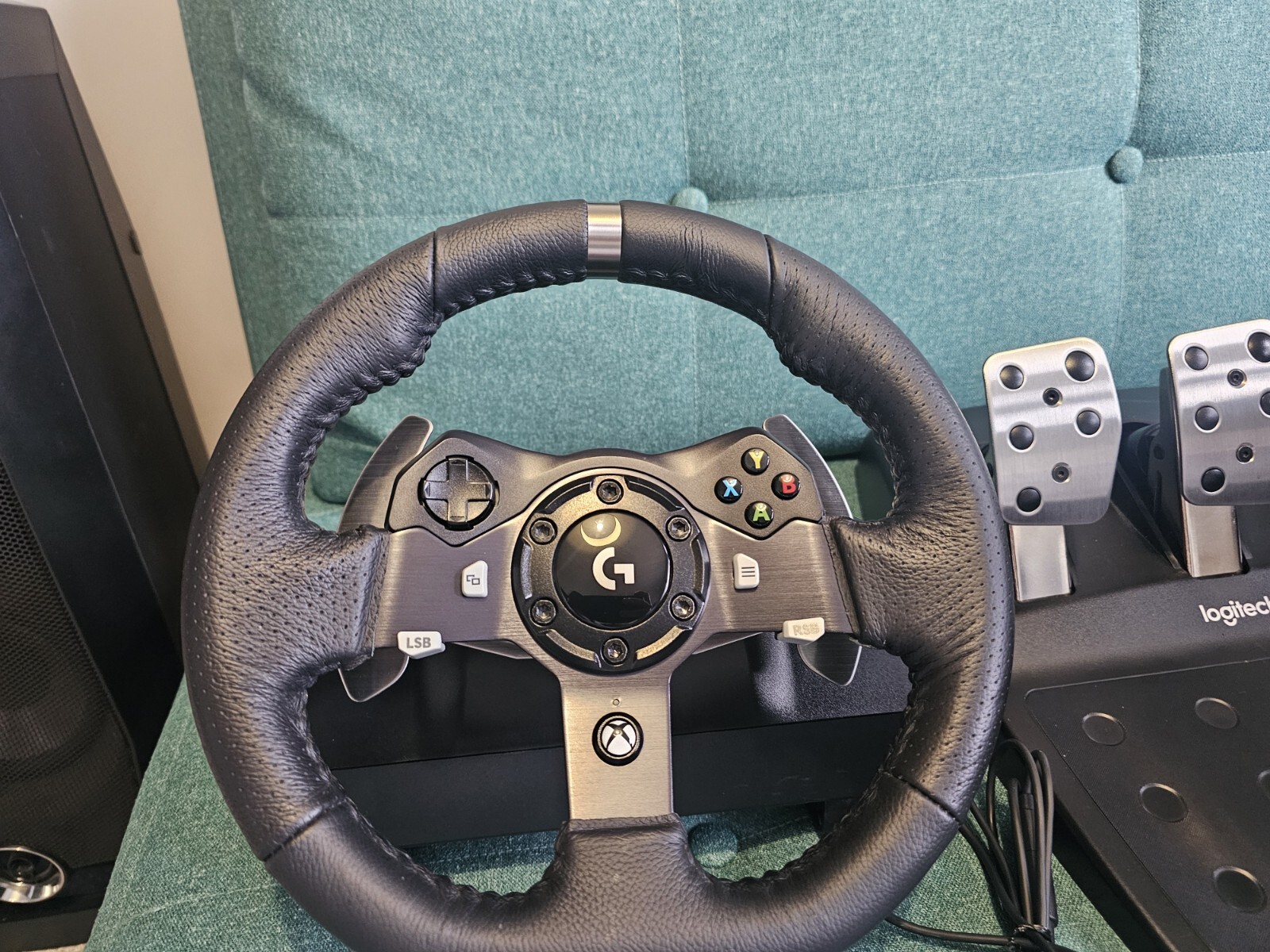 Logitech G920 steering wheel and pedals eBay