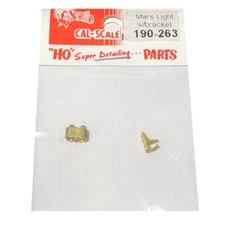 NEW Cal Scale 190-263 Mars Light - Twin with Smokebox Mounting Bracket HO Scale