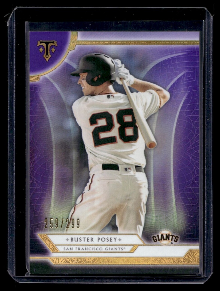 GORRY STARDUST セメタリーヒルズ 2018 Topps Triple Threads Buster Posey Amethyst 259/299 | eBay