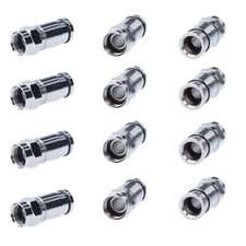 RG6 F Type Male Coax Compression Connector Adapter Coaxial Cable RG6 Plug LOT