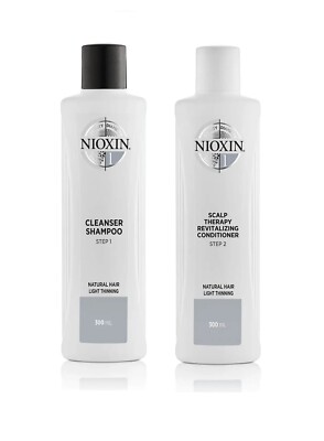 Nioxin System 1 Cleanser Shampoo und Conditioner 300ml