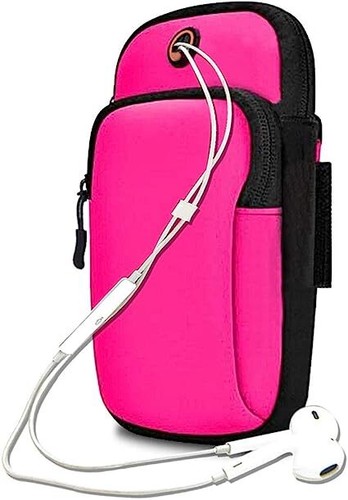 Soporte para teléfono con brazalete para deportes con orificio para auriculares - 第 1/1 張圖片