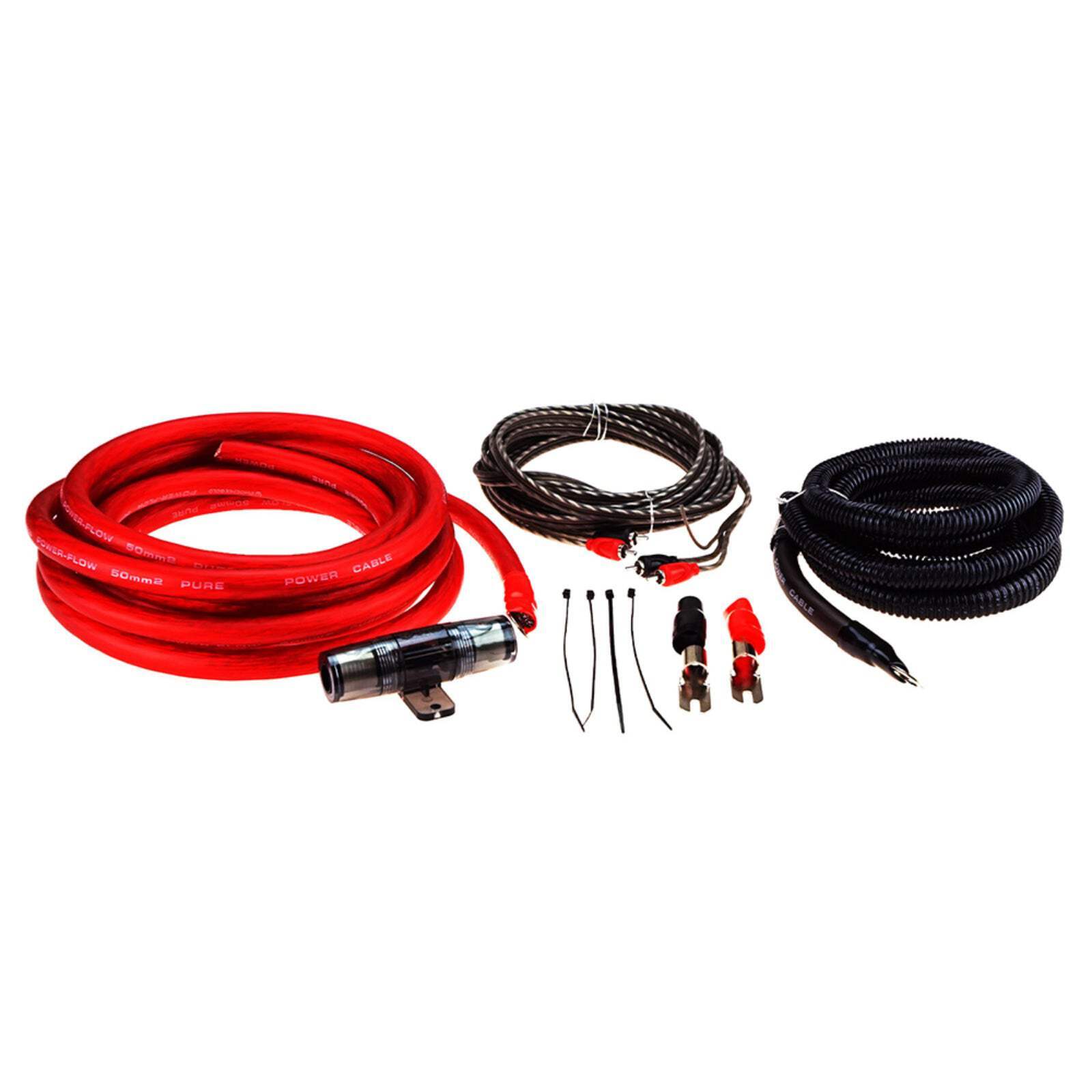 Phoenix Gold ZRK50 OFC Amplifier Wiring Kit 0 AWG Car Amp Power Kit Fuse Holder