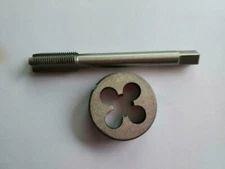 1Pcs 5/16-36UN Die and1pc HSS 5/16-36UN Plug Tap Threading Tool Right hand