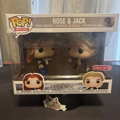Funko Pop 2 Pack Titanic ROSE and JACK Vinyl Figures Target Exclusive
