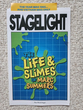 The Life & Slimes of Marc Summers Playbill New World Stages Theatre April 2024