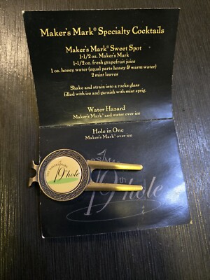 Maker's Mark Bourbon Golf Divot Repair 