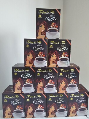 Trim And Fit Diät Kaffee, Abnehmen Fatburner 10g×12 im Pack. Best B4 12/2030