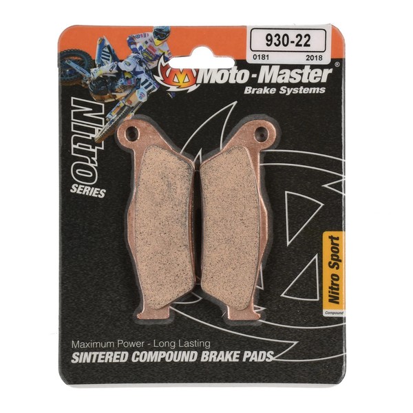 Moto-Master Bremsbelag Nitro Sport Ohne ABE (FüR: KTM SX 125 2T 09-24 Vorne )-image