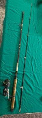 Vintage Garcia Mitchell 510 Spinning Reel W/ Matching Rod 6.6' Rod