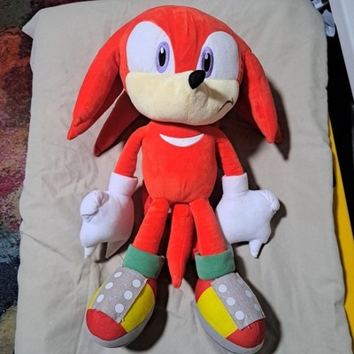 Jumbo Sonic the Hedgehog Knuckles Plush Figure Stuffed Backpack Toy Official 