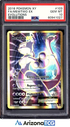 Mewtwo-EX graded PSA 10 for sale on eBay